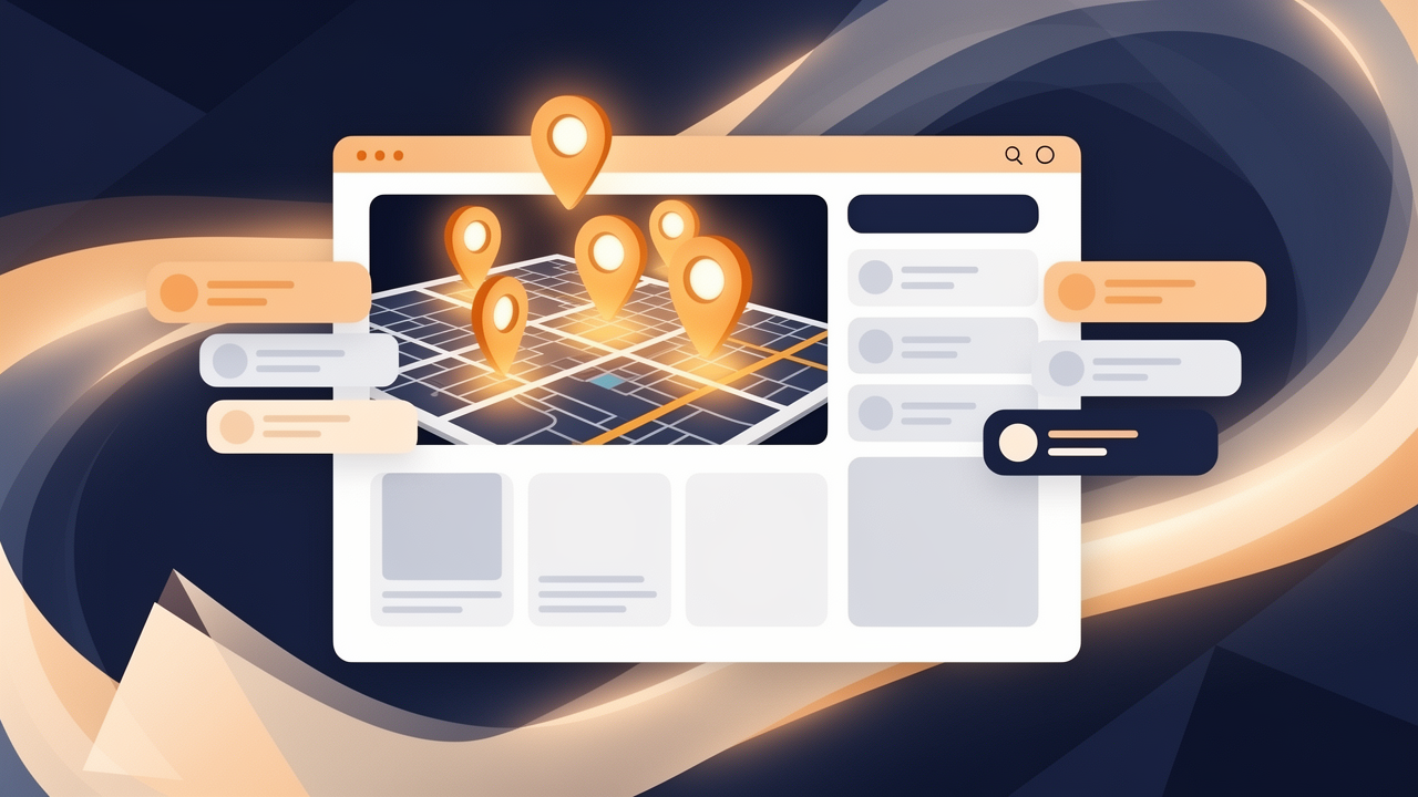 Synthetic local SEO and workflow audit dashboard sample